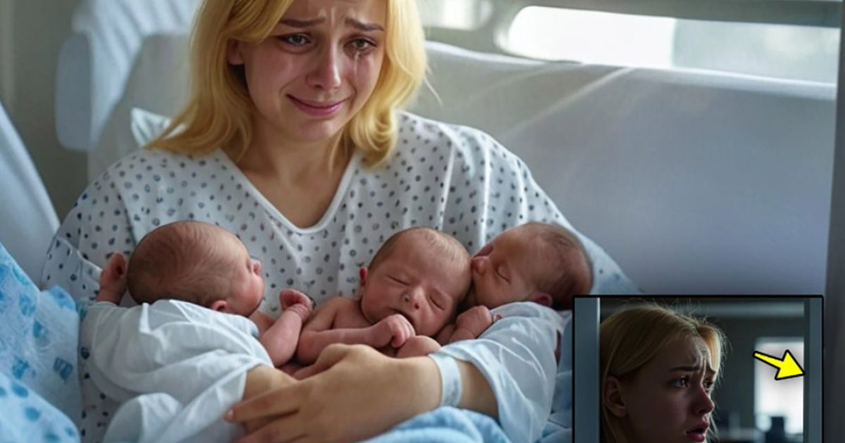 Après avoir donné naissance à des triplés conçus lors d’un viol, Camille pleurait à chaudes larmes