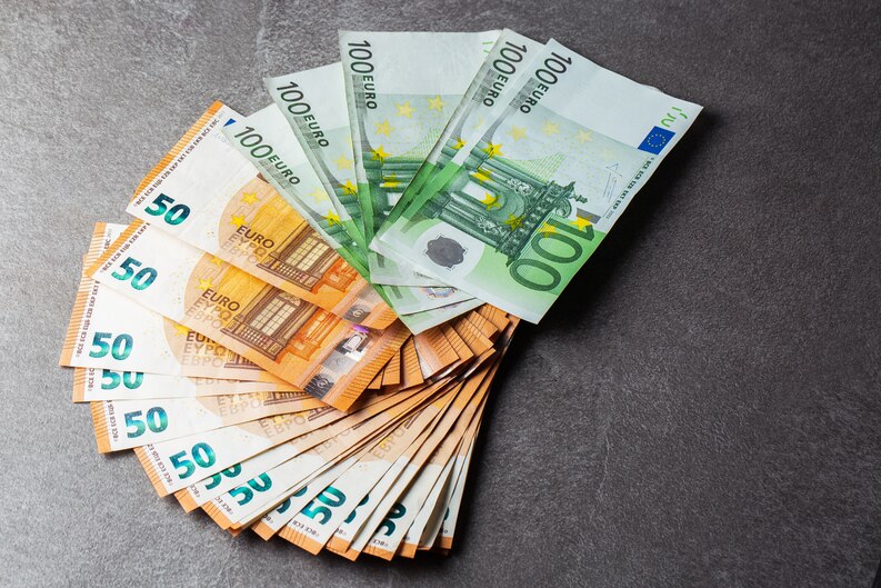 Billets d'euros en circulation