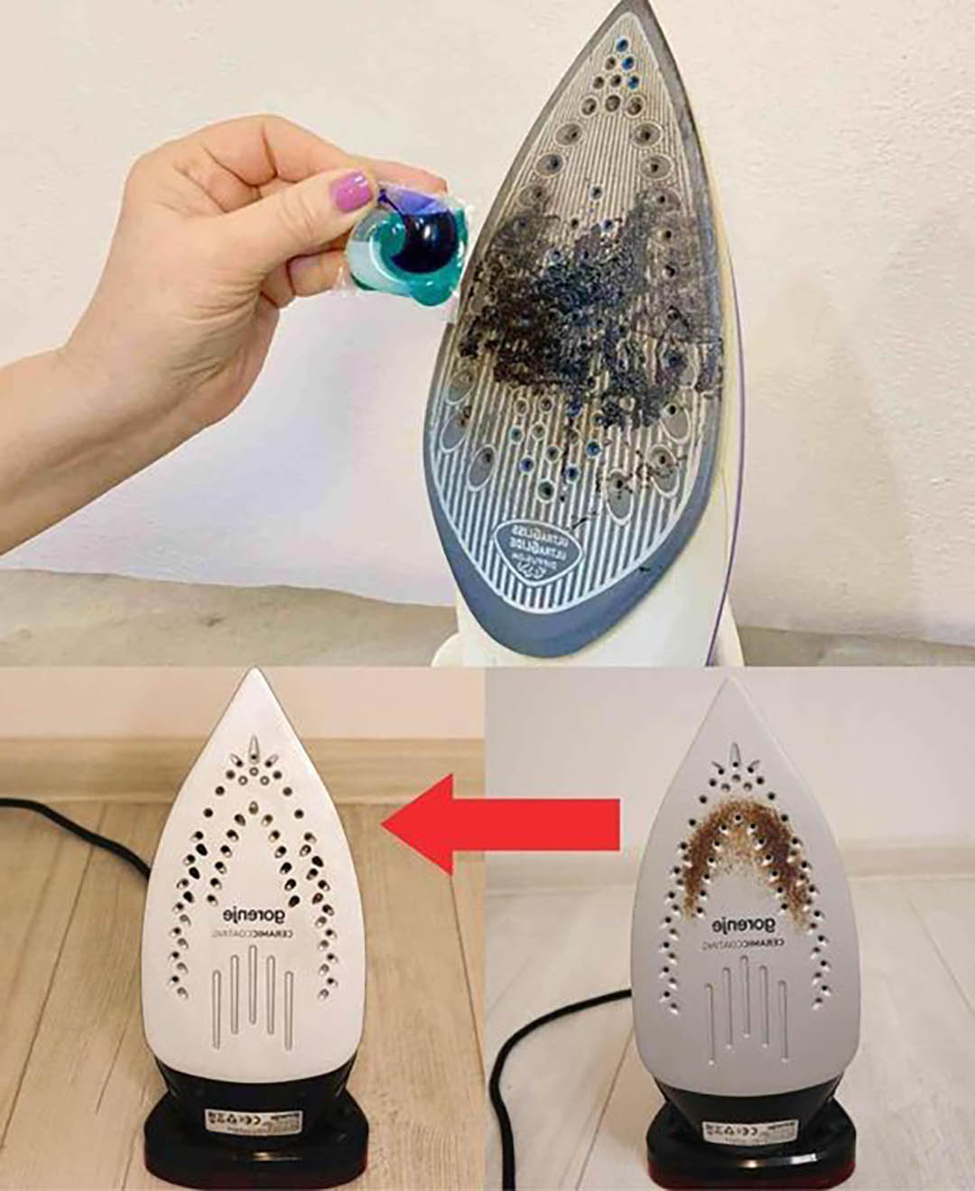 Astuce de grand-mère : nettoyez facilement votre fer à repasser et redonnez-lui tout son éclat en un geste simple