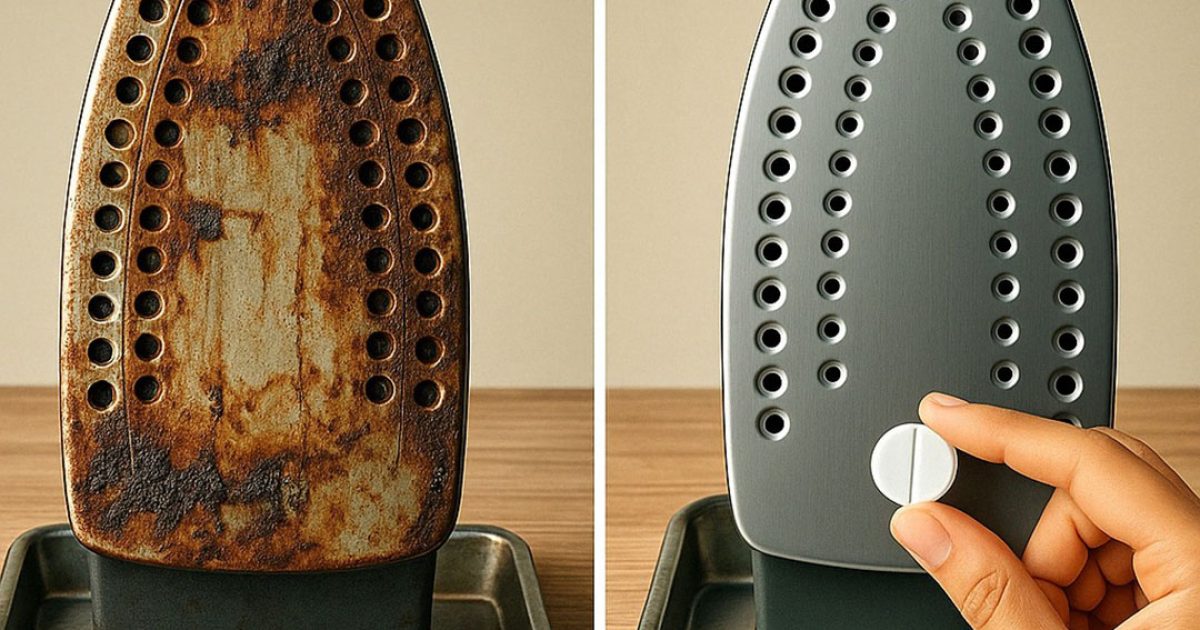 Astuce maison pour nettoyer le fer à repasser et le rendre comme neuf