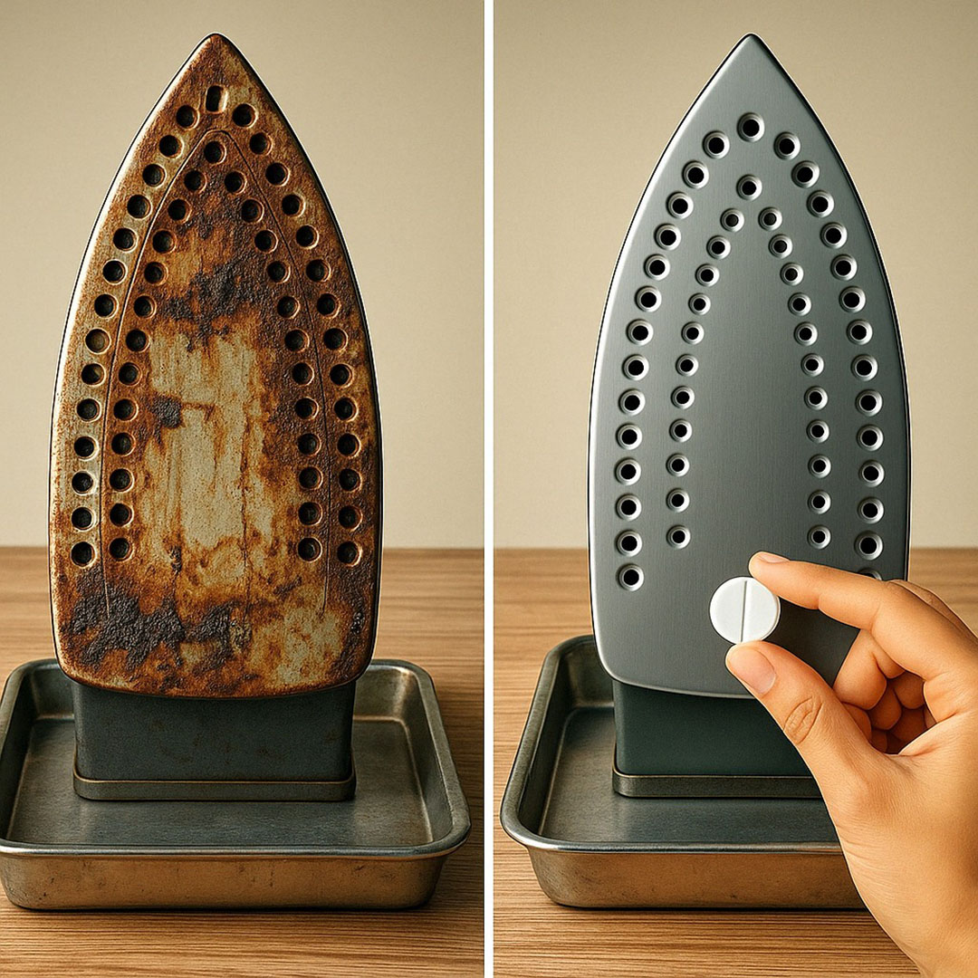 Astuce maison pour nettoyer le fer à repasser et le rendre comme neuf