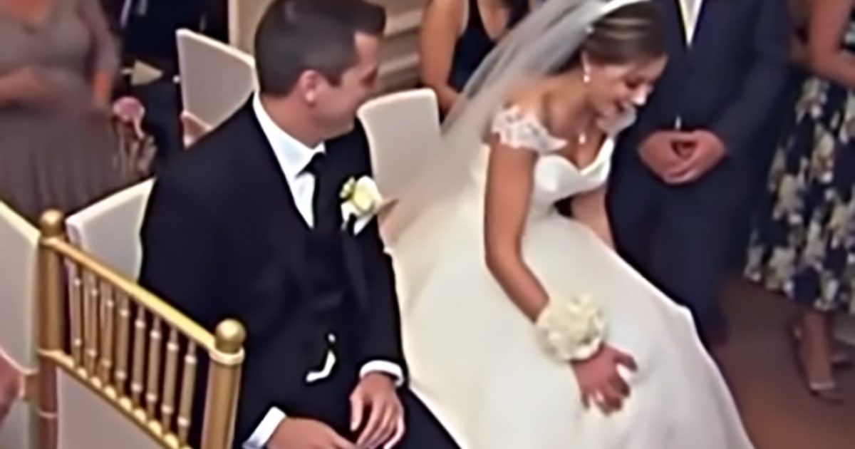 Au mariage, quelque chose a bougé sous la robe de la mariée puis le marié est devenu pâle…
