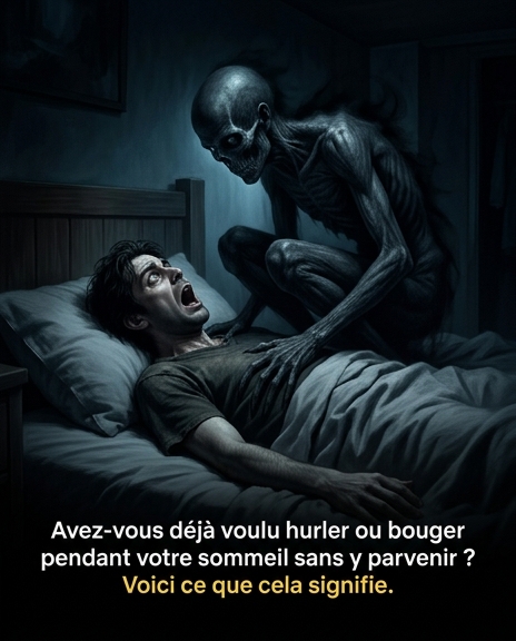 Avez-vous déjà eu l’envie de crier ou de bouger pendant votre sommeil, mais sans y parvenir ?