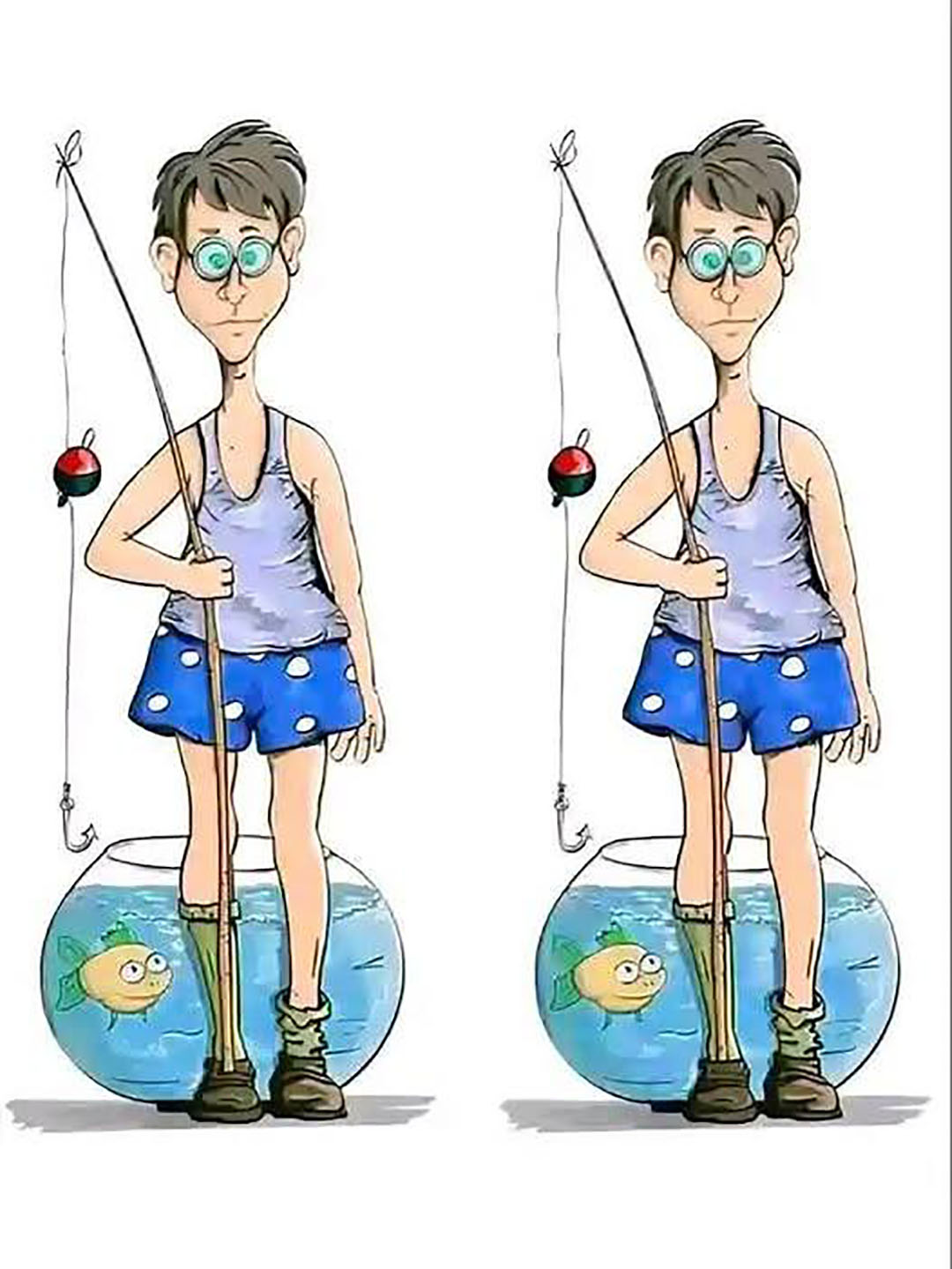 Avez-vous remarqué les 5 différences entres les deux images ?