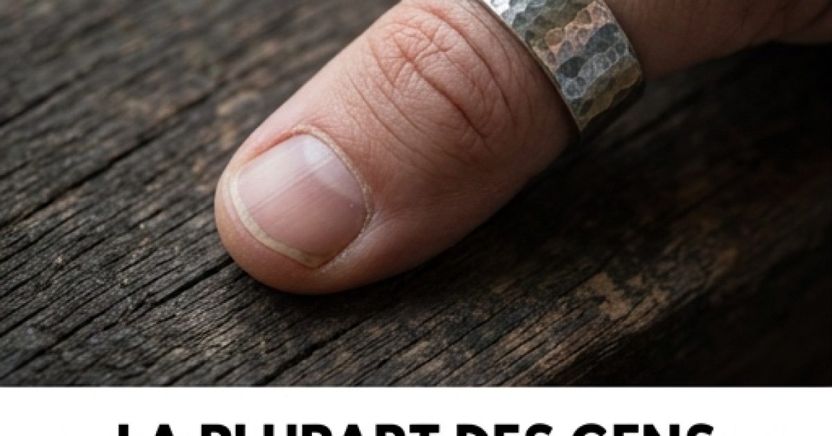 Beaucoup de gens ignorent la signification d’une bague au pouce