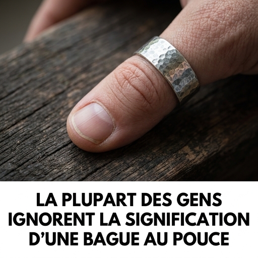 Beaucoup de gens ignorent la signification d’une bague au pouce