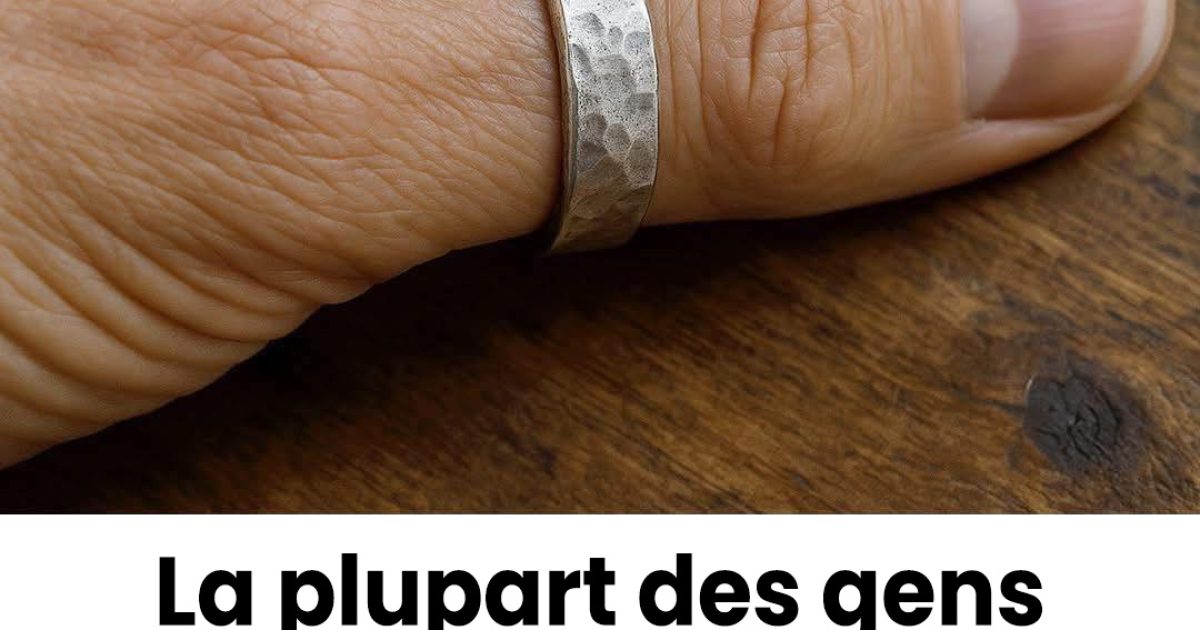 Beaucoup de personnes ne connaissent pas la signification d’un anneau porté au pouce