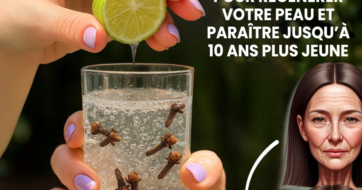Boisson au collagène clou de girofle et citron : une peau éclatante et sans rides