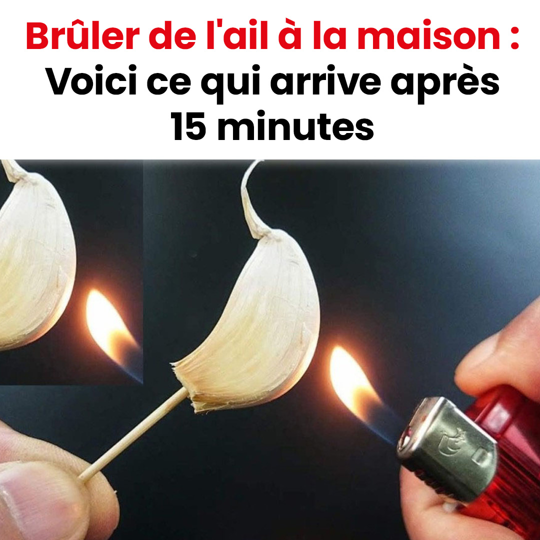 Brûler de l’ail dans la maison : voici ce qui arrive après seulement 15 minutes.
