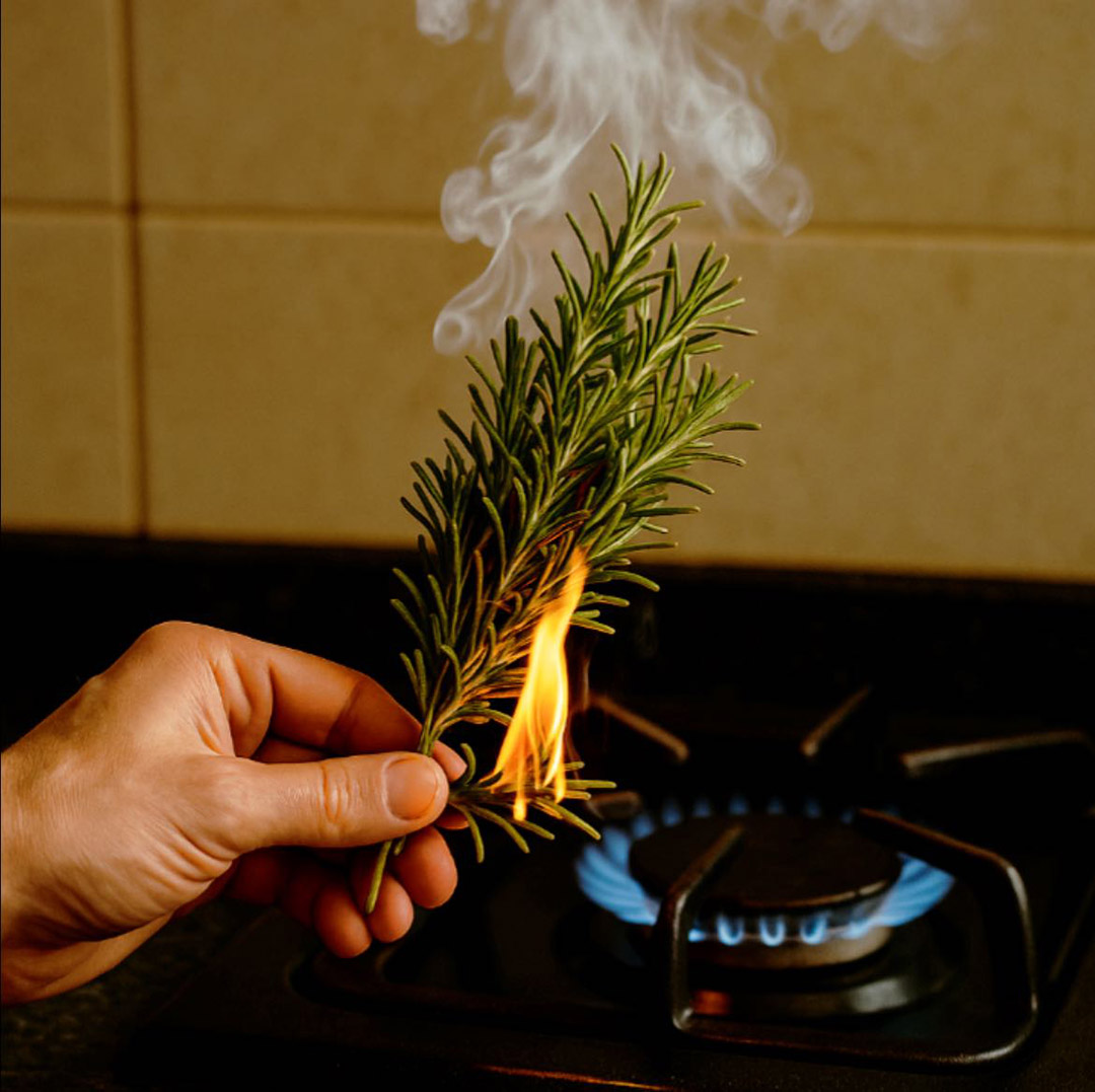 Brûlez du romarin chez vous et dans 10 minutes, vous me remercierez pour les résultats