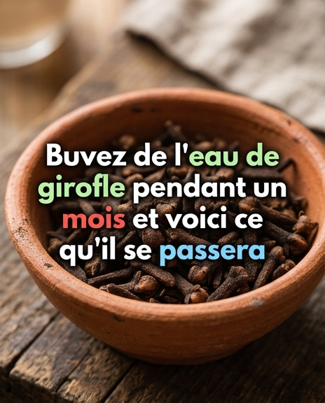 Buvez de l’eau de clou de girofle pendant un mois et découvrez 5 bienfaits