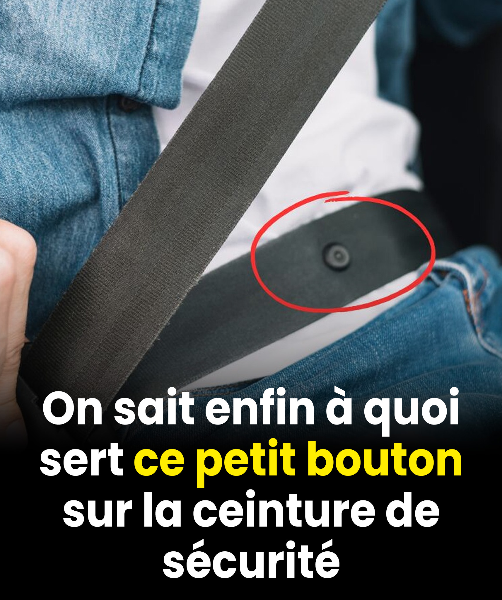 Ce petit bouton sur la ceinture n’est pas là par hasard : mais rares sont ceux qui savent pourquoi