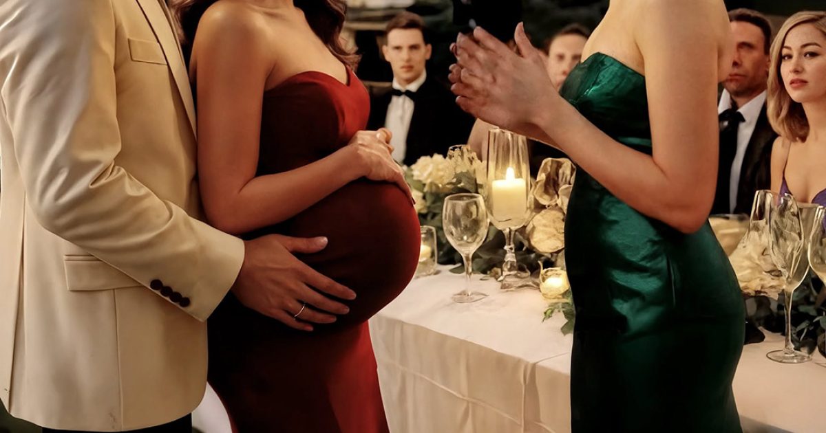 Ce soir-là, à notre dîner de famille, mon mari fit son entrée avec sa maîtresse enceinte à son bras — ignorant que des papiers, déjà prêts, allaient sceller son destin