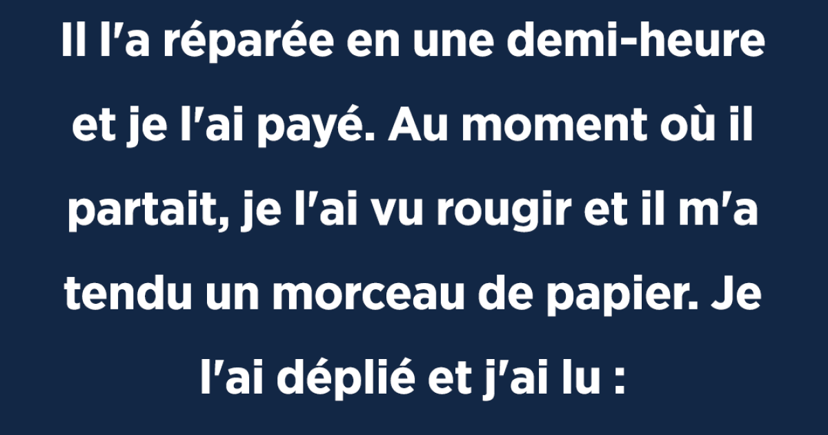 Celui que vous connaissiez...