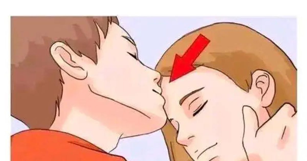 C'est pourquoi vous devriez vous soucier des baisers sur le front