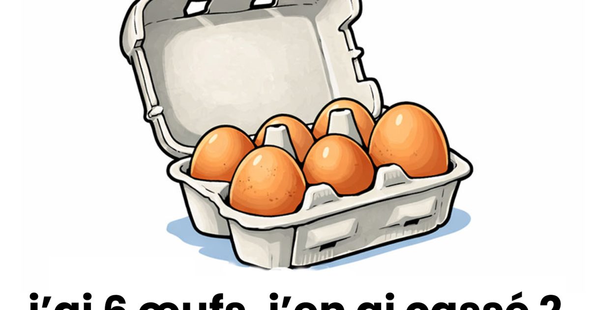 Cette énigme liée aux œufs a laissé plus d’un perplexe