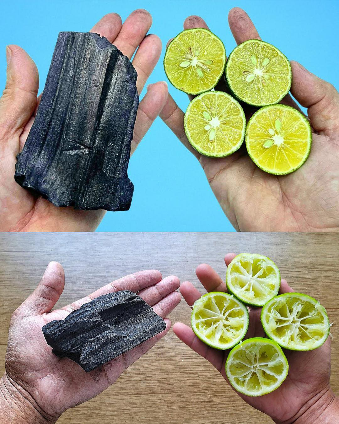 Charbon et citron, un duo aux nombreux bienfaits