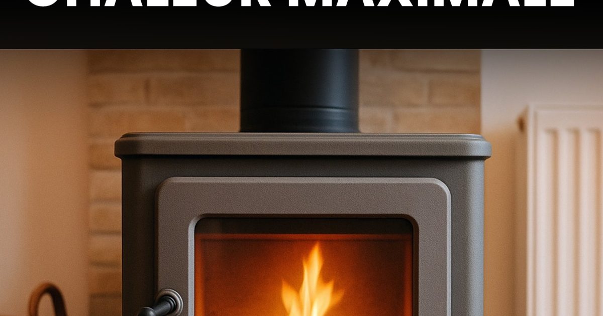 Chauffez votre maison pour quelques euros, sans polluer : découvrez la magie du poêle pyrolytique