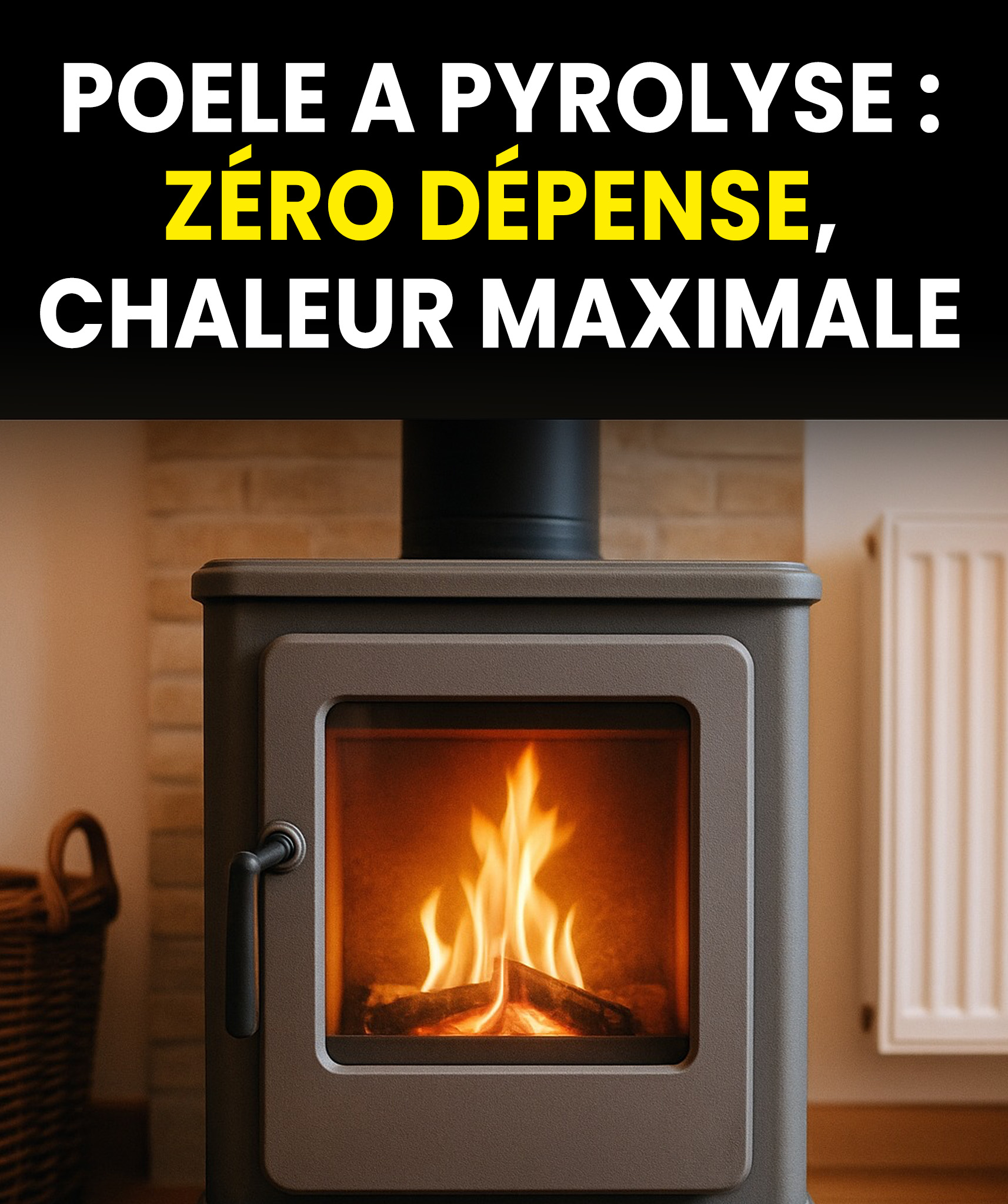 Chauffez votre maison pour quelques euros, sans polluer : découvrez la magie du poêle pyrolytique