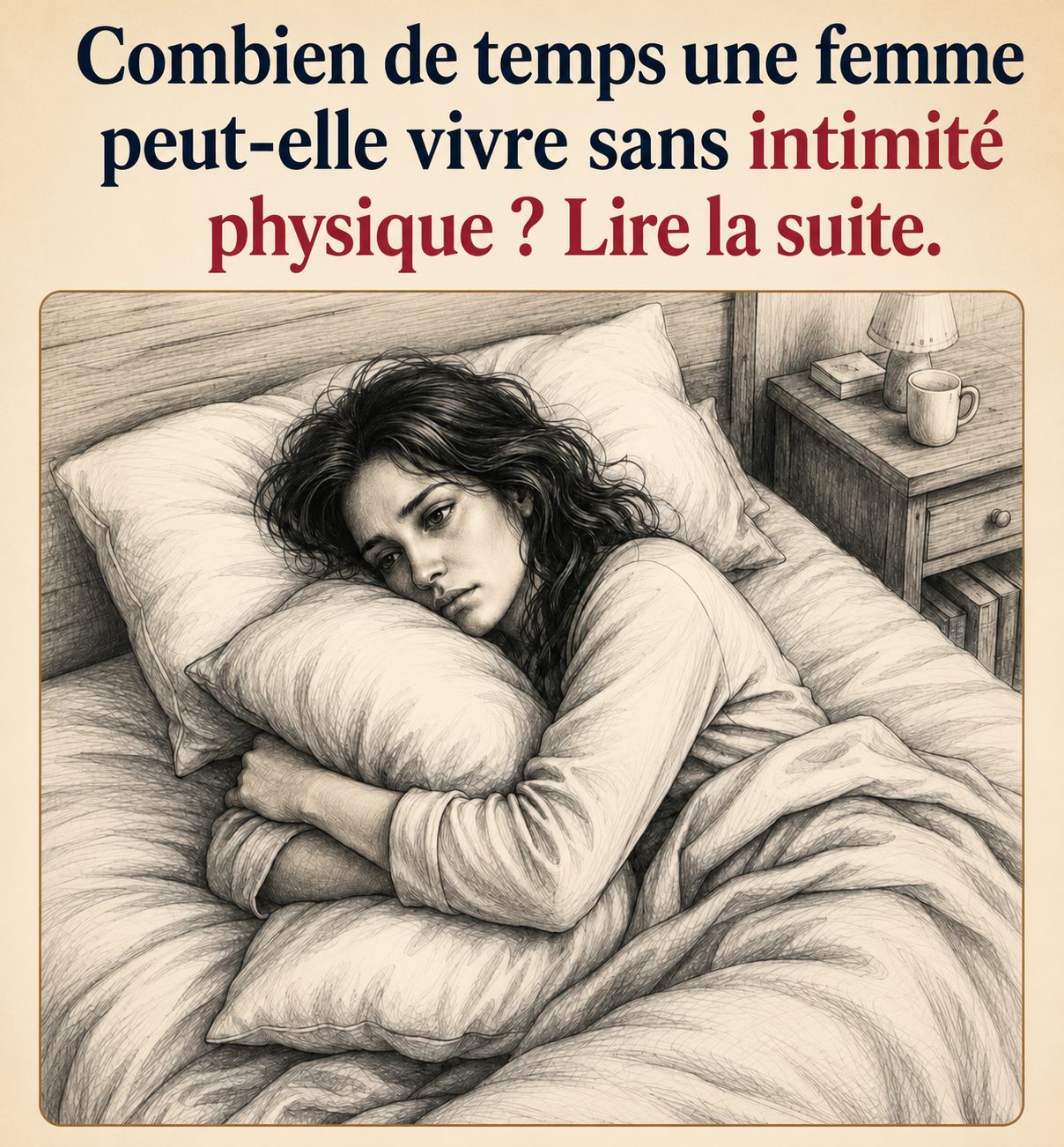 Combien de temps une femme peut-elle vivre sans intimité physique ? Que disent la science et la santé émotionnelle ?