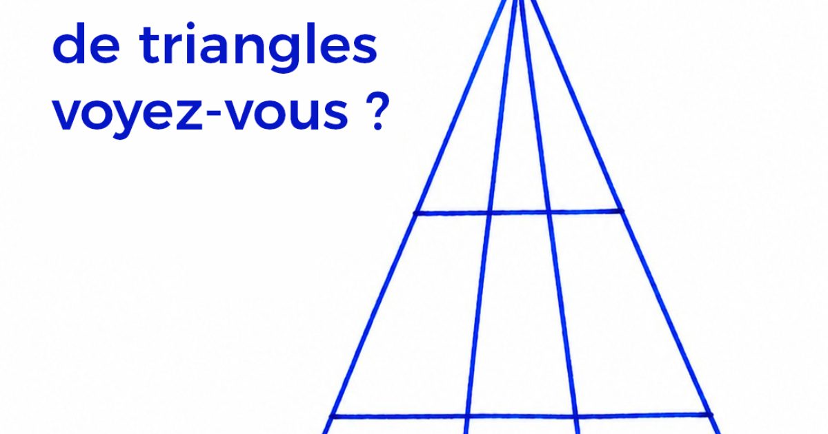 Combien de triangles y a-t-il ?