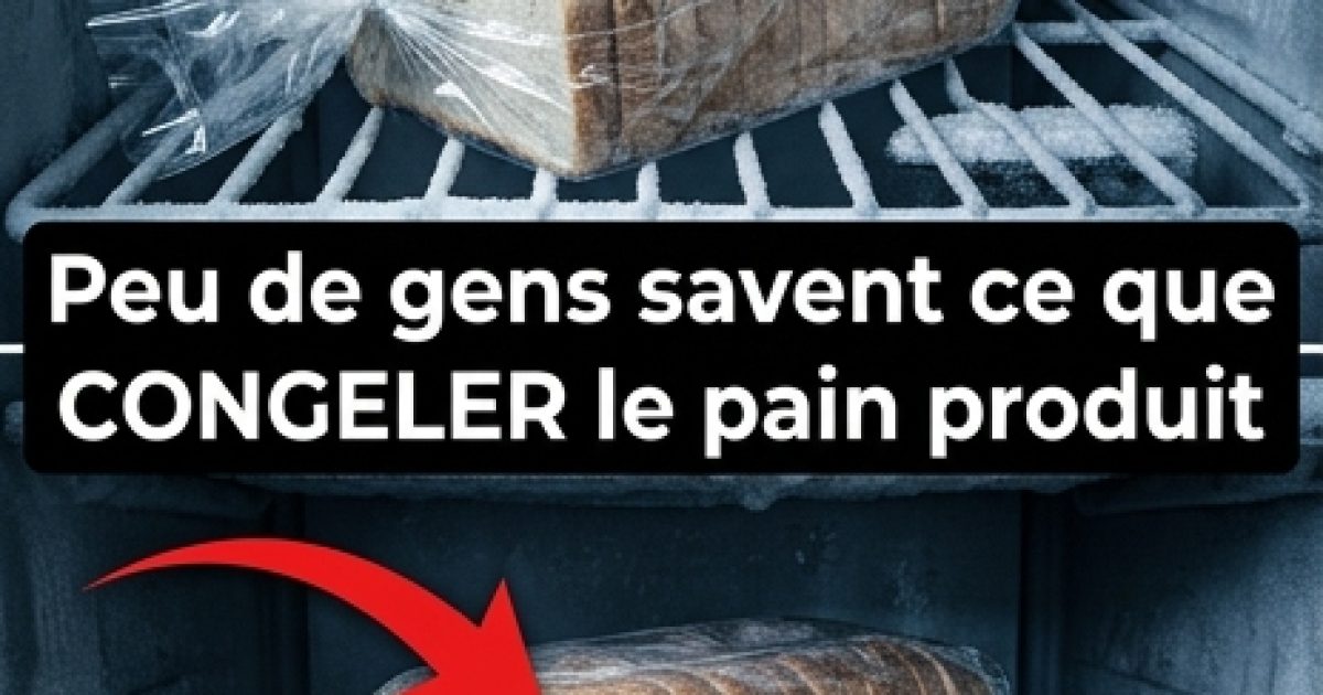 Comment congeler du pain sans qu'il se dessèche