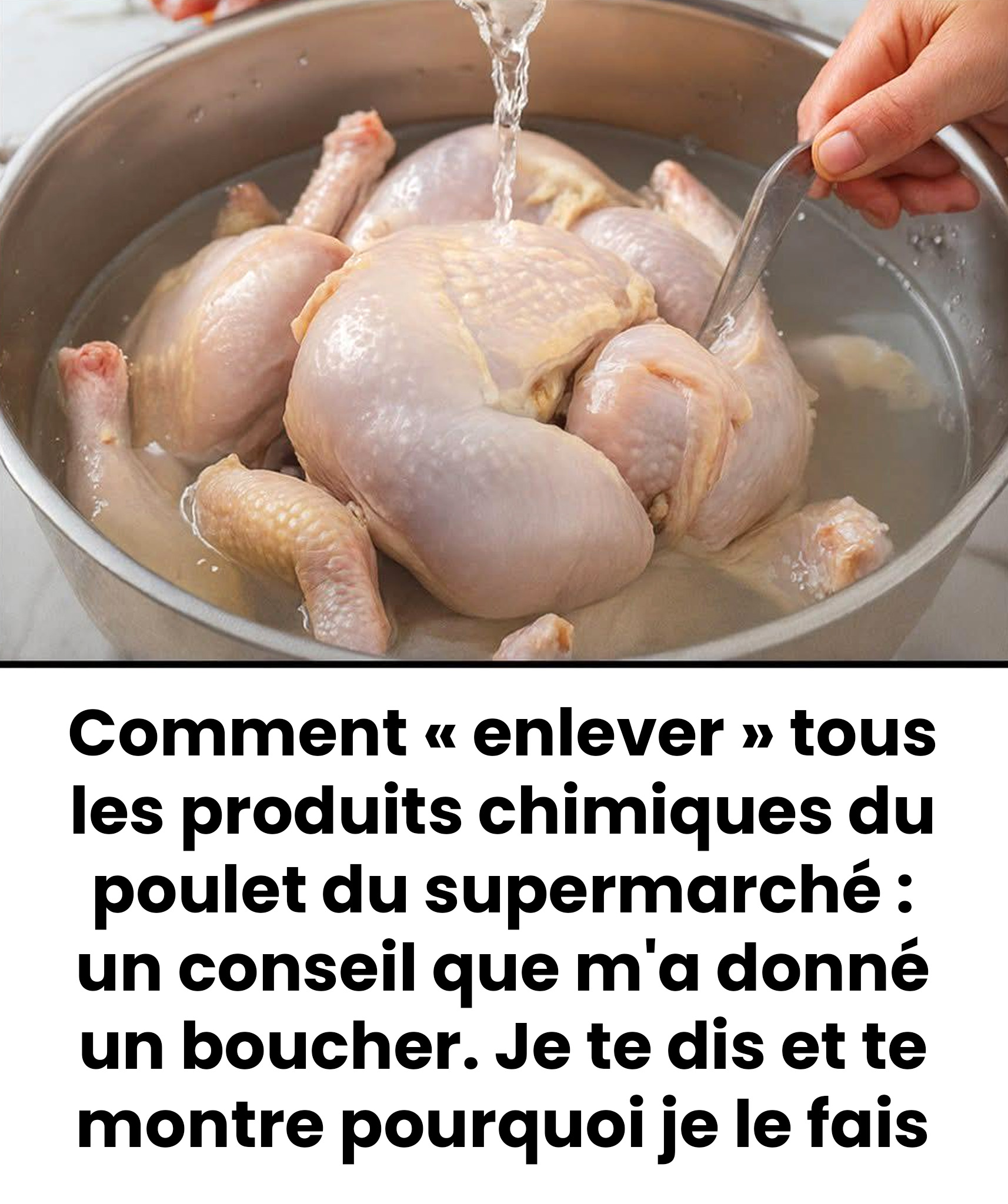 Comment éliminer les produits chimiques du poulet de supermarché : les révélations d’un employé d’abattoir