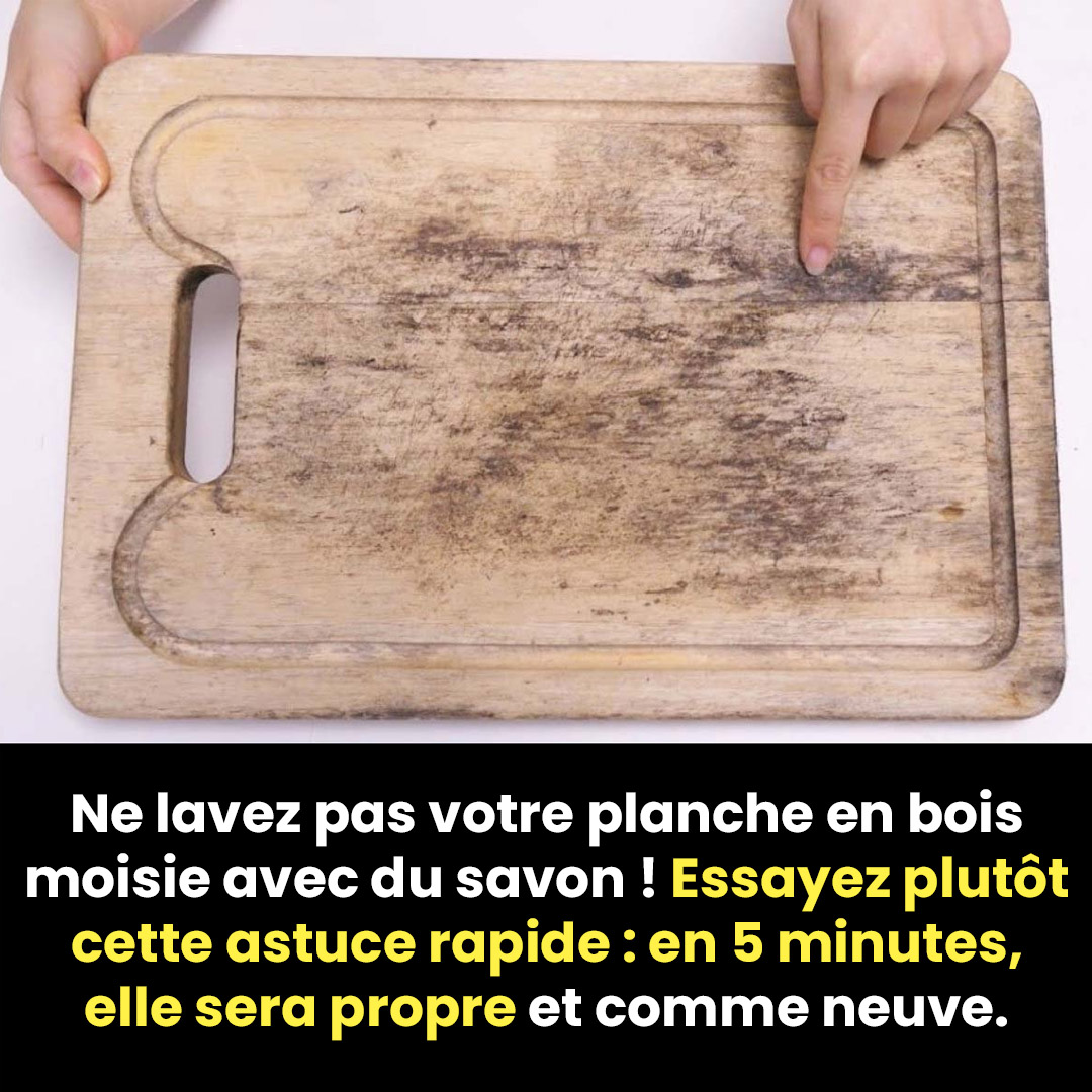 Comment enlever la moisissure d’une planche à découper en bois ?