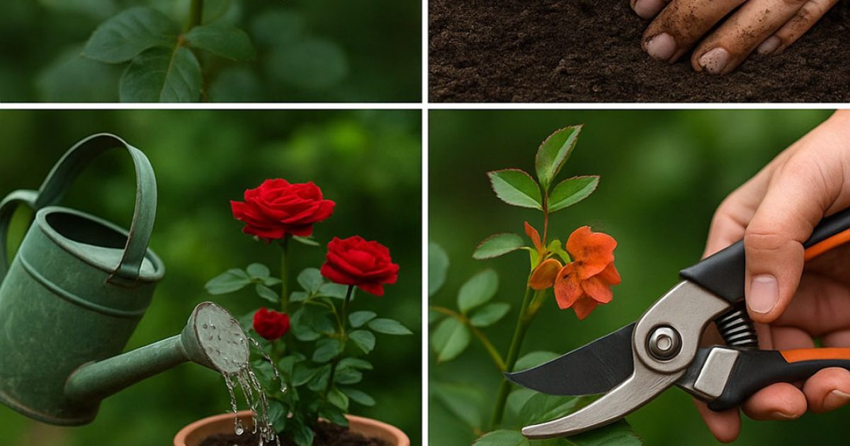 Comment faire fleurir vos rosiers tout l’été ? Une astuce brillante que peu de personnes connaissent