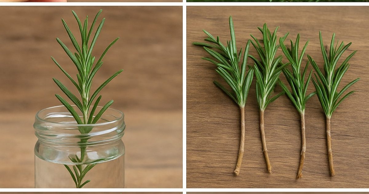 Comment multiplier le romarin dans l’eau à l’infini — cela ne vous prendra que quelques minutes !