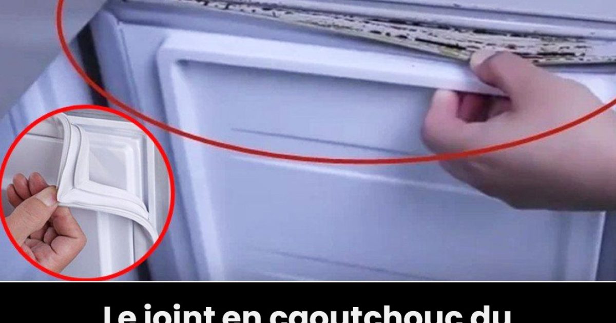 Comment nettoyer le joint en caoutchouc du réfrigérateur ?