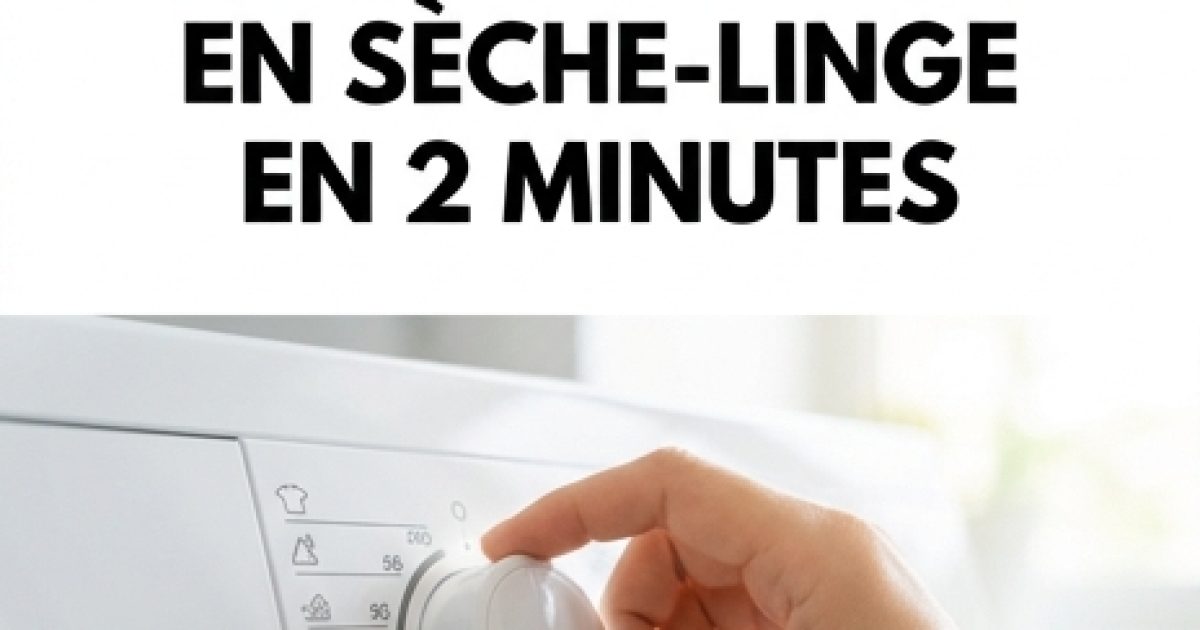 Comment sécher son linge en machine à laver : l’astuce qui remplace le sèche-linge