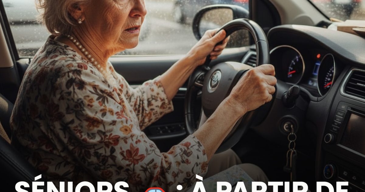 Conduite automobile : l’âge à partir duquel il est formellement déconseillé aux seniors de continuer à conduire