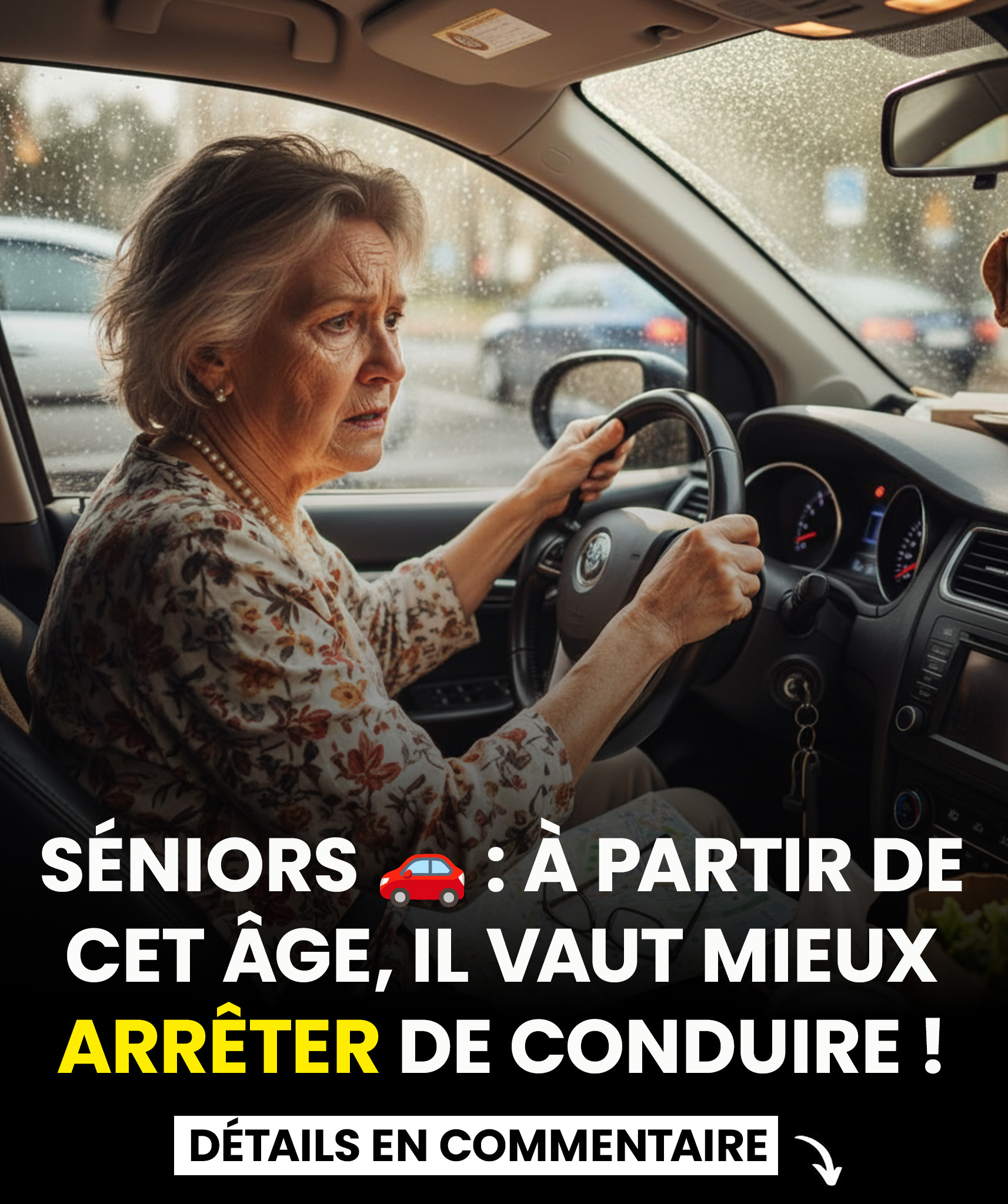 Conduite automobile : l’âge à partir duquel il est formellement déconseillé aux seniors de continuer à conduire