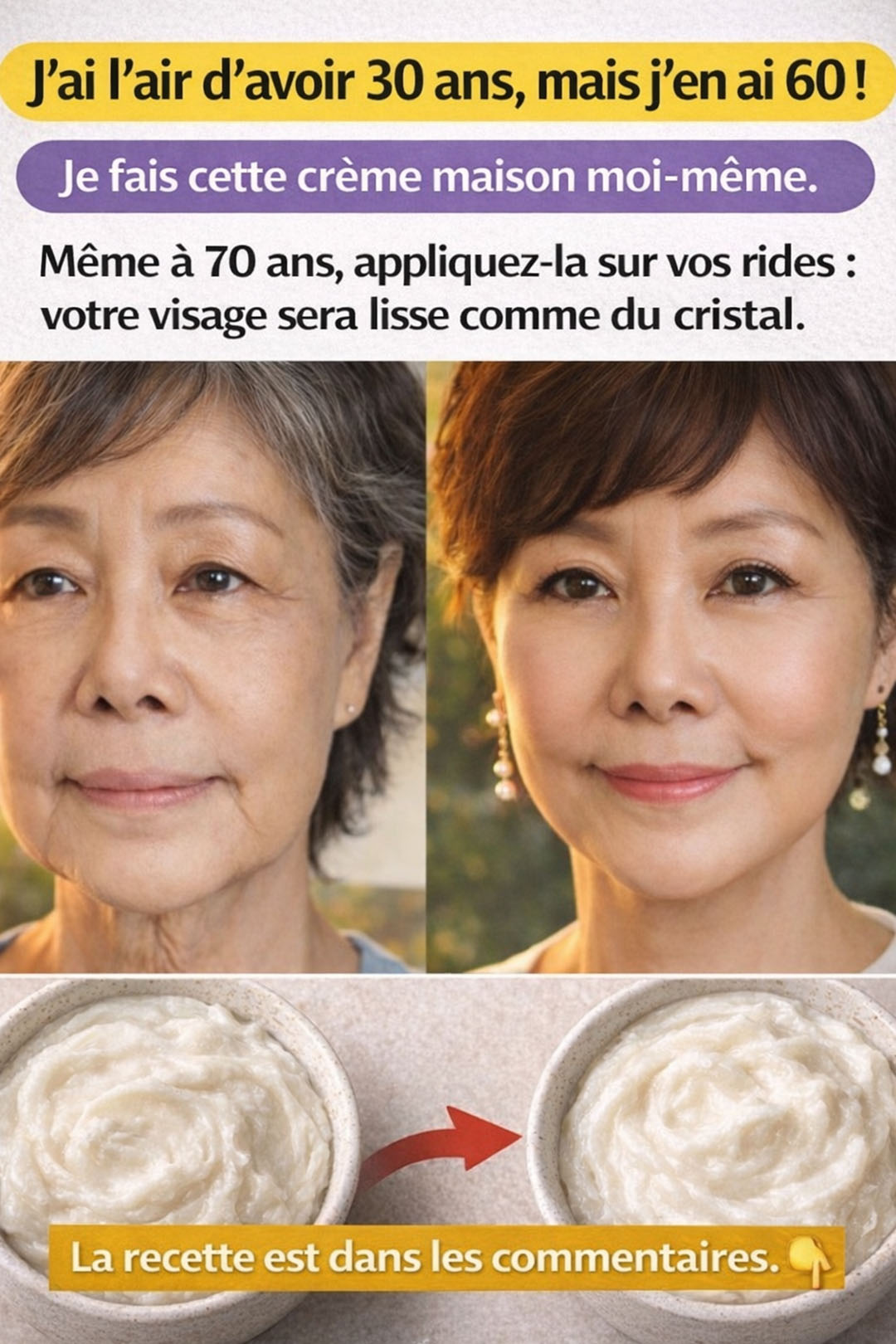 Crème maison au bicarbonate de soude : dites adieu aux rides et aux imperfections