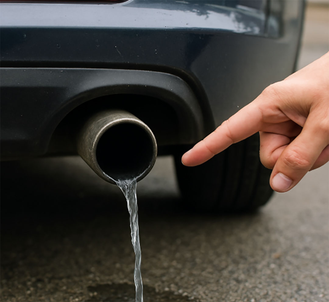 De l’eau s’échappe de votre pot d’échappement ? Voici la vérité que les mécaniciens ne vous disent pas… et pourquoi c’est dangereux !