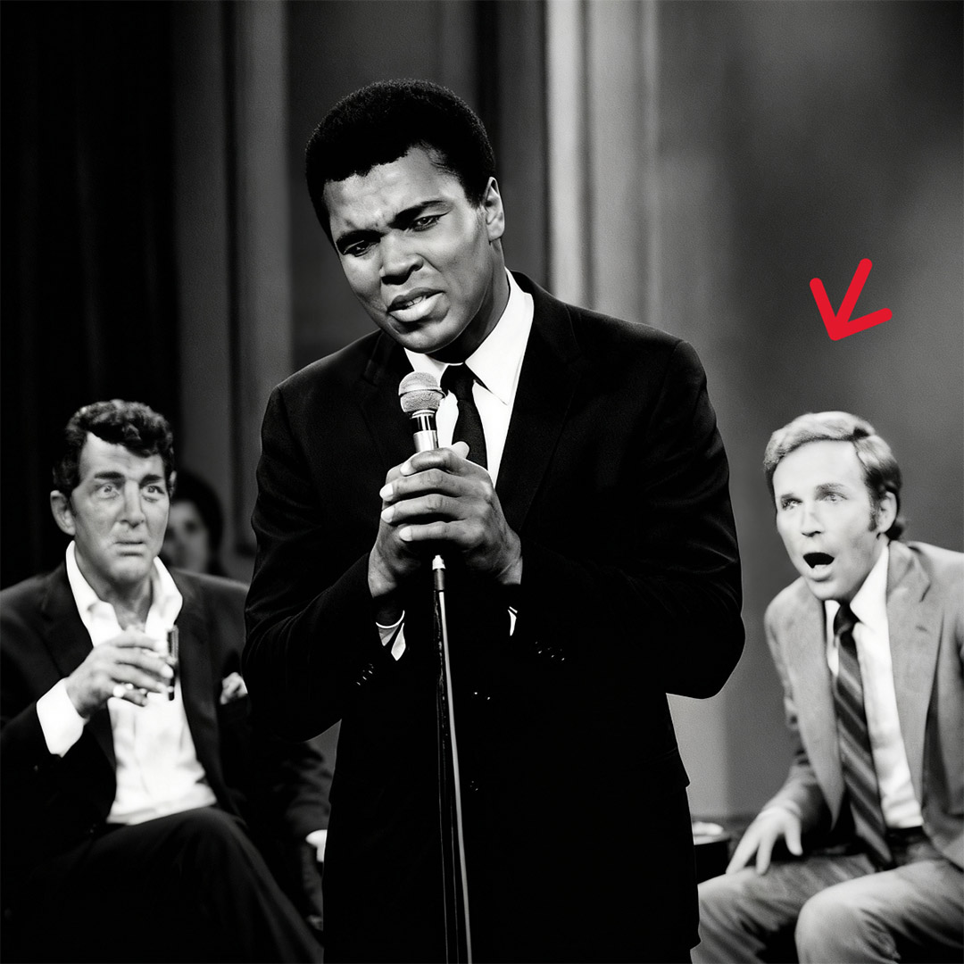 Dean Martin a demandé à Muhammad Ali de chanter pour plaisanter — ce qui s’est passé ensuite a marqué l’histoire de la télévision