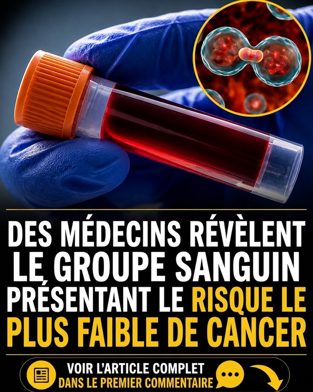 Des études ont révélé que trois groupes sanguins présentent un risque accru de développer un cancer