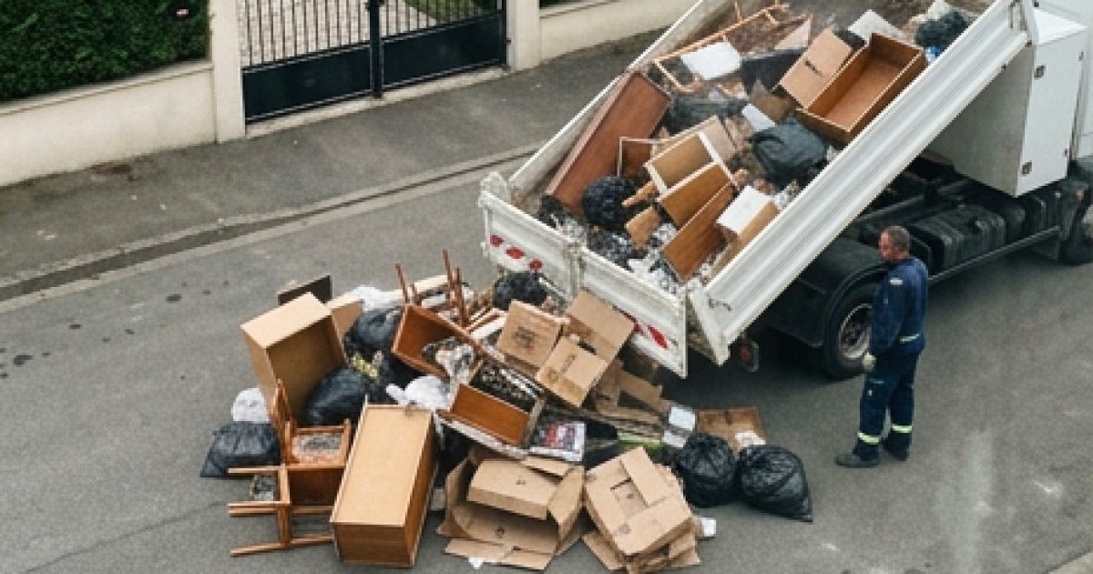 Des locataires quittent une maison remplie d’ordures : le propriétaire les dépose devant leur nouveau domicile