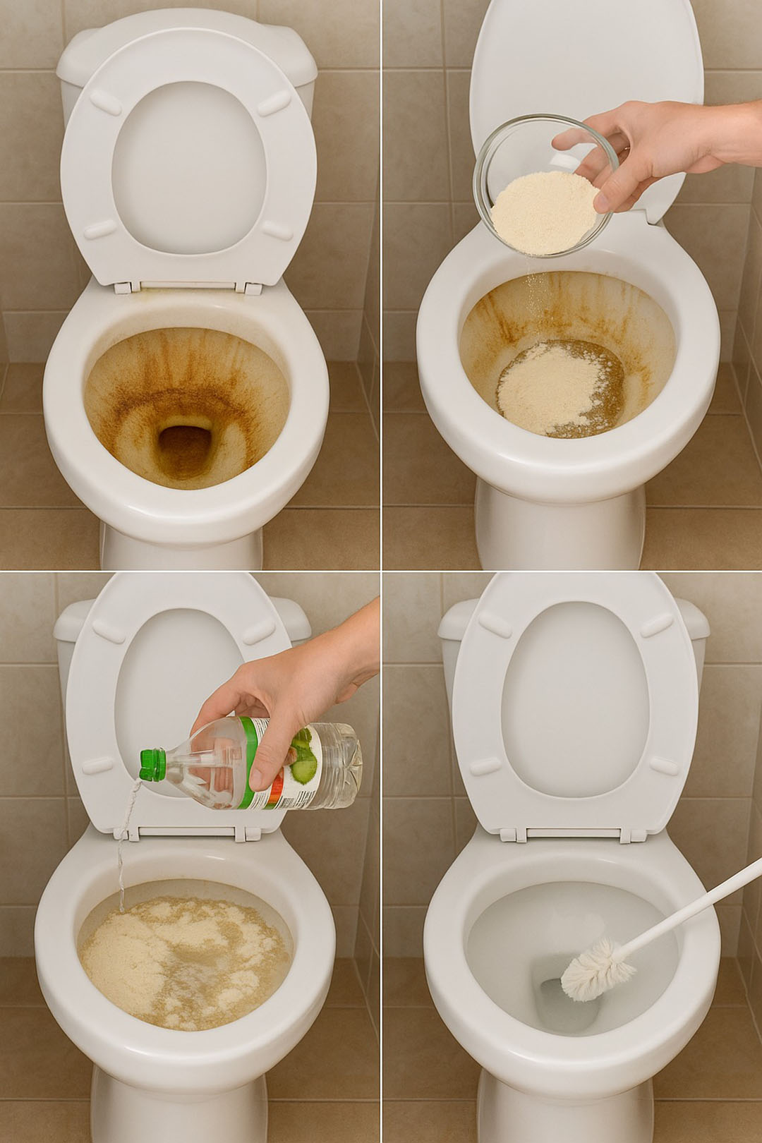 Des taches dans la cuvette des toilettes ? Avec cet ingrédient, elle deviendra très parfumée et d’un blanc éclatant