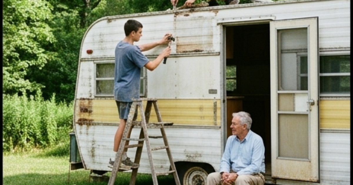 Deux camarades de classe s'occupaient d'un homme âgé qui vivait dans une caravane. Un jour, ils ont reçu un appel de son avocat