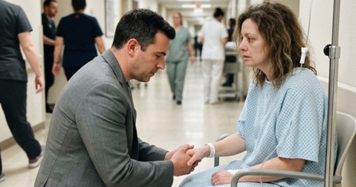 Deux mois après mon divorce, j’ai été choqué de voir mon ex-femme errer sans but à l’hôpital. Quand j’ai appris la vérité, je me suis effondré