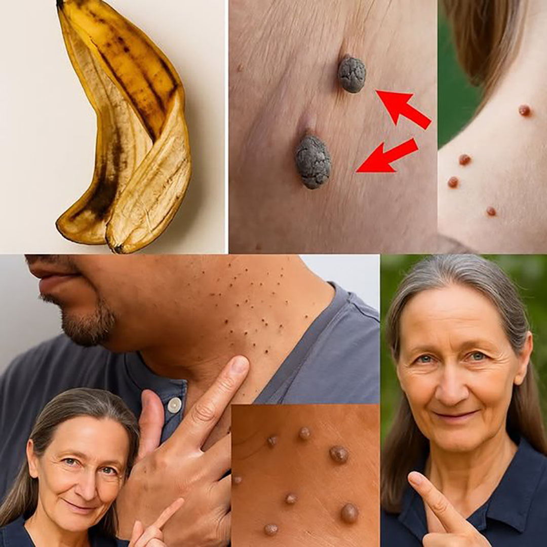 Dites adieu aux acrochordons du visage grâce à la peau de banane