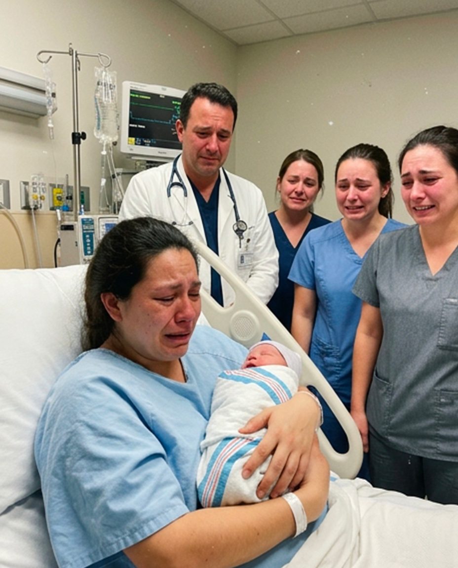 Elle est entrée seule à l'hôpital pour accoucher… et quelques instants après la naissance de son bébé, le médecin l'a regardée et s’est soudainement effondré en larmes