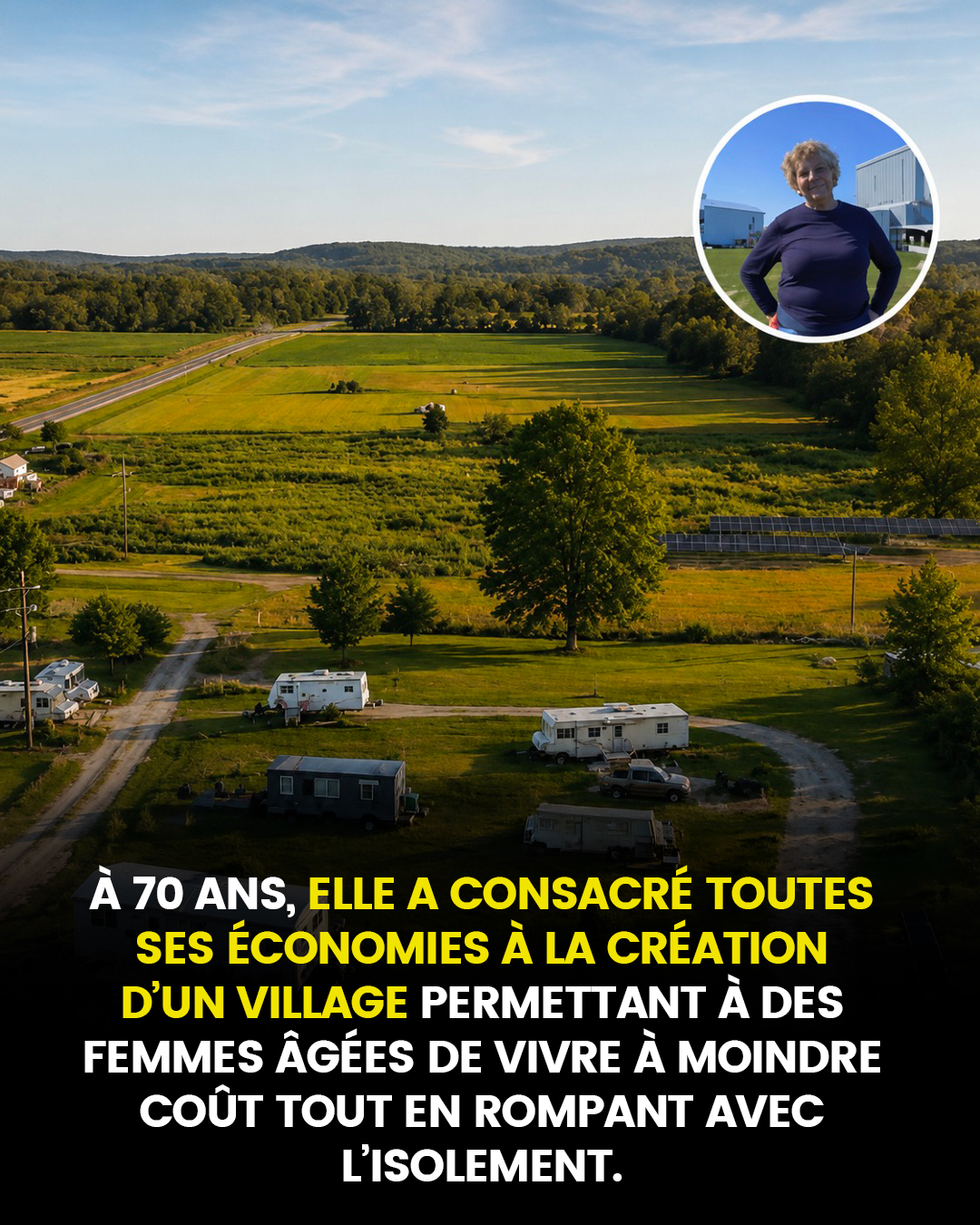 Elle fonde un village de tiny houses pour lutter contre l’isolement des femmes âgées