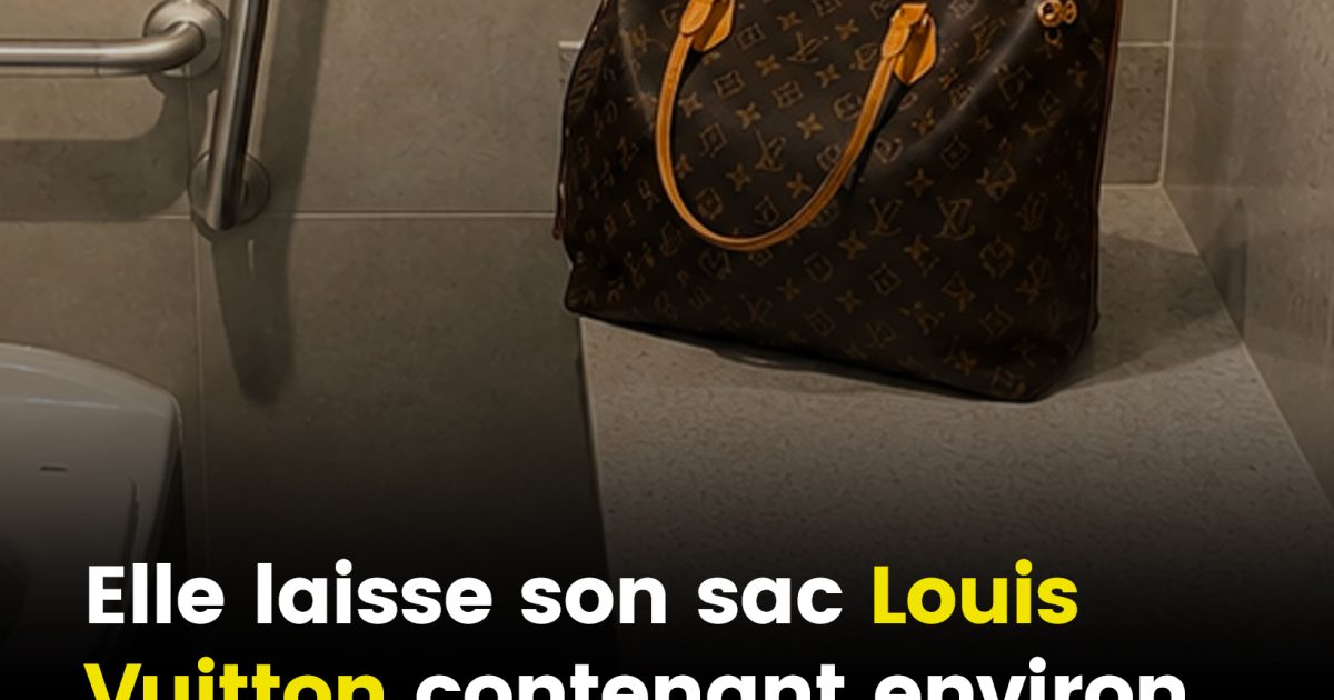 Elle laisse par mégarde son sac Louis Vuitton contenant environ 7 400 euros dans les toilettes d’une aire d’autoroute du Tarn-et-Garonne