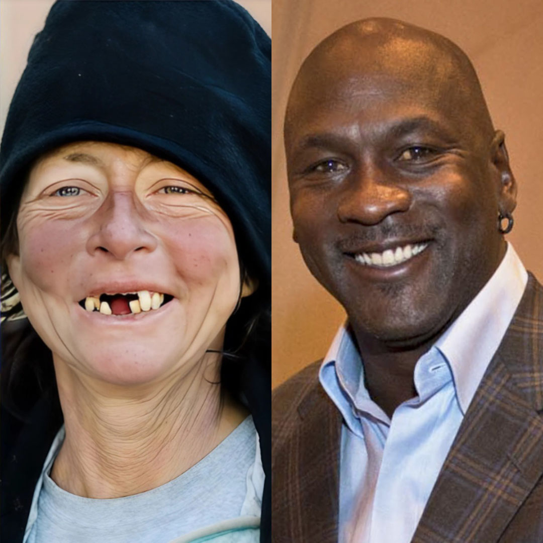 Elle lui demande un simple dollar — la réaction de Michael Jordan bouleverse toute la gare