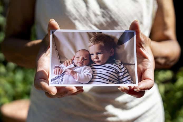 Photo d'Émile et sa sœur