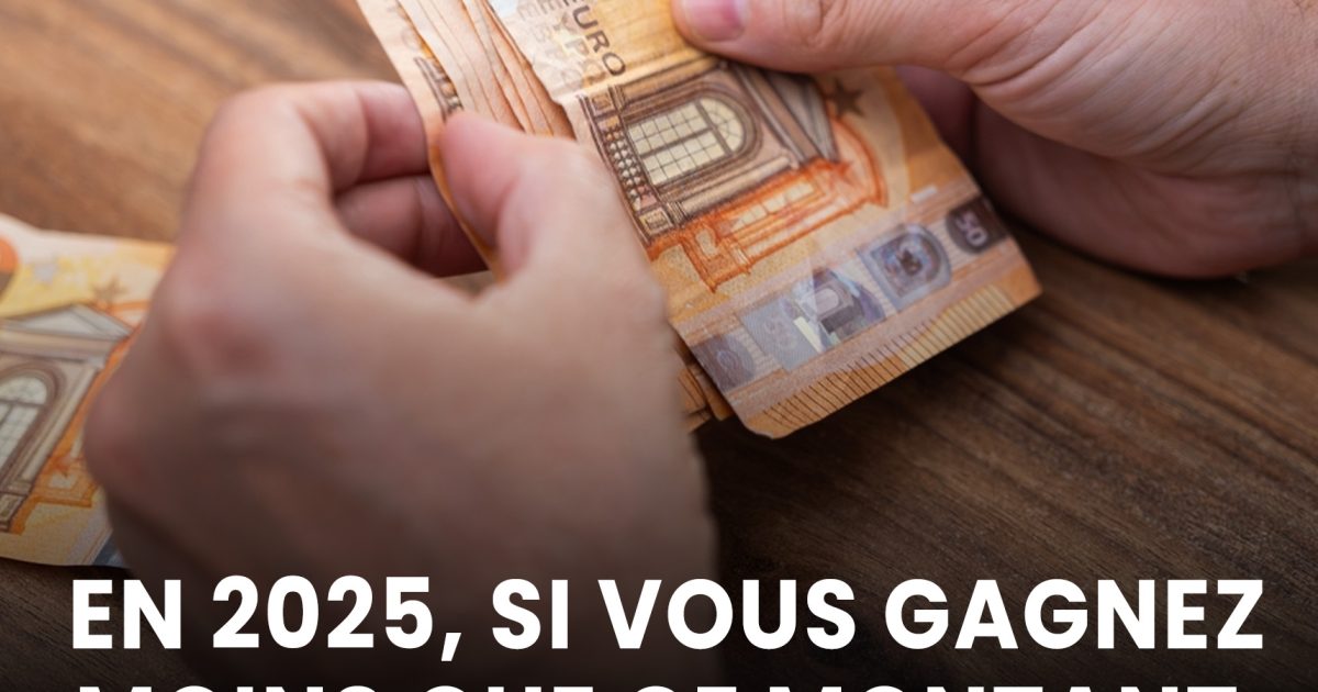 En 2025, si vous touchez moins que ce salaire chaque mois, vous êtes considéré comme “pauvre” en France