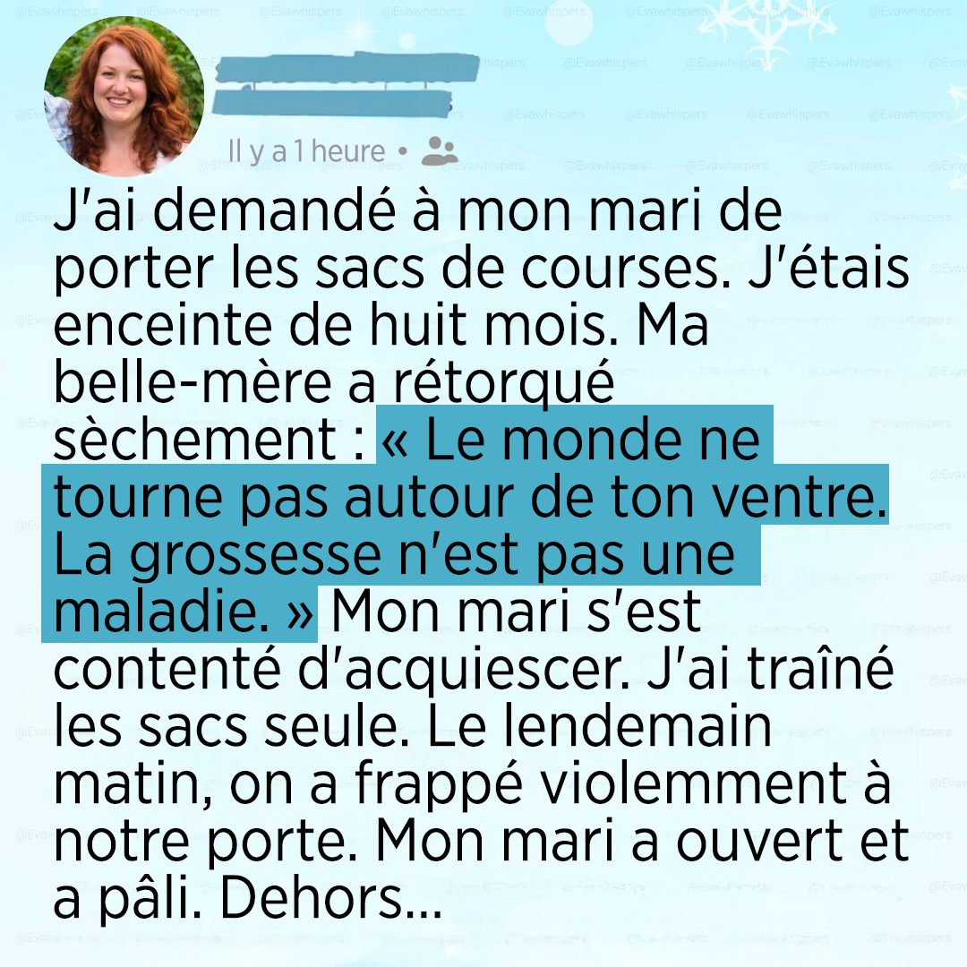 Enceinte de 8 mois et en difficulté pour faire les courses
